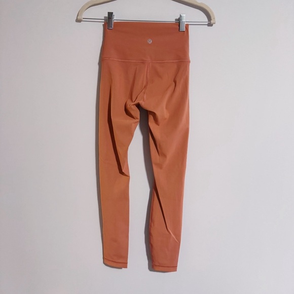 Lululemon - Orange High-Waisted Leggings - Picture 4 of 5
